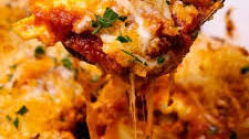 Cheesy Italian Sausage Ravioli Bake