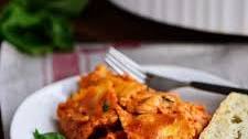 Cheesy Ravioli Bake with Chicken