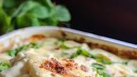 Cheesy Ravioli Bake with Sun-Dried Tomato and Alfredo Sauce