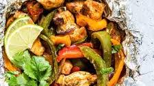 Chicken Fajita Foil Packets