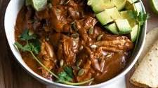Chicken Mole with Homemade Mole Sauce