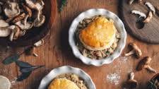 Chicken, Mushroom, & Rosemary Pot Pies