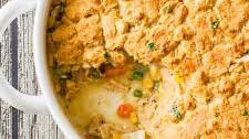 Chicken Pot Pie with Biscuit Top