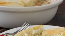 Chicken Pot Pie with Biscuit Topping