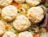 Chicken Pot Pie with Biscuits