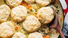 Chicken Pot Pie with Biscuits