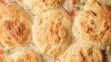 Chicken Pot Pie with Biscuits