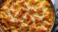 Chicken Pot Pie with Puff Pastry