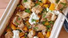 Chicken Pumpkin and Rice Bake