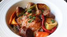 Chicken, Sausage, Peppers, and Potatoes