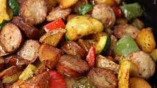 Chicken Sausage and Vegetable Skillet
