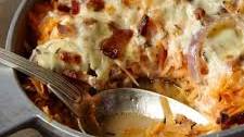 Chicken, Sweet Potato, and Bacon Casserole