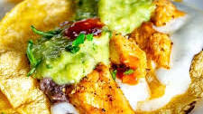 Chicken Tacos with Avocado Salsa Verde