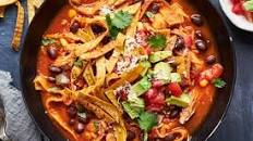Chicken Tortilla Soup With Salsa And Homemade Tortillas
