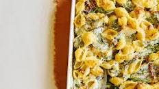 Chicken alfredo pasta bake