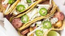 Chicken and Apple Hash Tacos