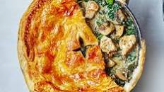 Chicken, kale & mushroom pot pie