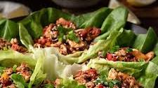 Chicken lettuce wraps (Mediterranean style)