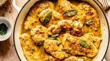 Chicken with Herby White Wine Gravy