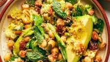 Chickpea, Date and Avocado Salad with Za'atar Vinaigrette