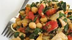 Chickpea Pasta with Spinach
