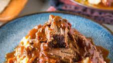 Chili Rubbed Rump Roast with Chipotle Gravy