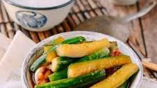Chinese Pickled Cucumbers (酱黄瓜)