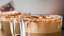 Chocolate Almond Milk with Frothy Coffee (Video Recipe)