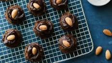 Chocolate Chick-date Cookies with Almond Butter Cacao Frosting