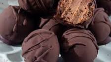 Chocolate Chickpea Tahini Truffles