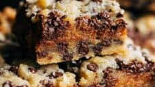 Chocolate Chip Cookie Butter Bars