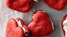 Chocolate Chip Red Velvet Whoopie Pies