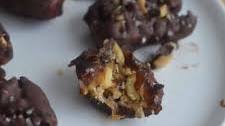 Chocolate Covered Dates (With Walnuts)