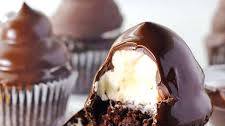 Chocolate Dipped Cupcakes (filled cupcakes)