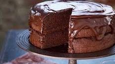 Chocolate Fudge Cake with Yoghurt Ganache