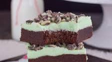 Chocolate Mint Sugar Cookie Bars
