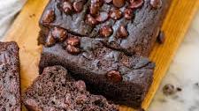 Chocolate Oat Flour Banana Bread