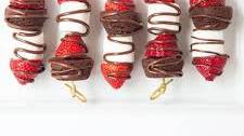 Chocolate Strawberry Dessert Kabobs