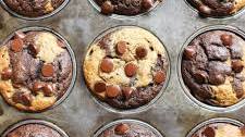 Chocolate Swirl Banana Bread Muffins