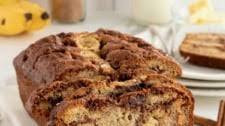 Cinnamon Swirled Banana Bread