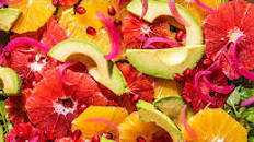 Citrus and Avocado Salad with Pickled Onions