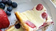 Cottage Cheese Berry Cheesecake Bars