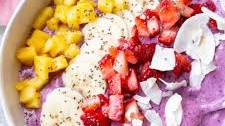 Cottage Cheese Berry Smoothie Bowl