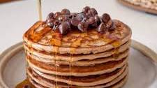 Cottage Cheese Chocolate Chip Pancakes