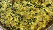 Cottage Cheese Frittata With Spinach and Potato