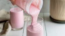 Cottage Cheese Strawberry Smoothie