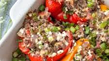 Cottage Cheese Stuffed Peppers (Easy + Protein Packed!)