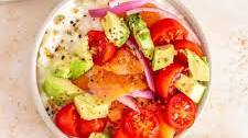 Cottage Cheese and Salmon