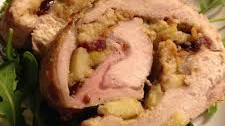 Cranberry Apple Stuffed Pork Loin