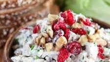 Cranberry Walnut Chicken Salad